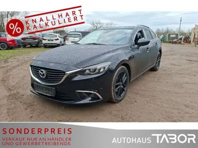 Gebraucht Mazda 6 Exclusive-Line 150 PS (110 kW) 2016 Onyxschwarz metallic Kombi