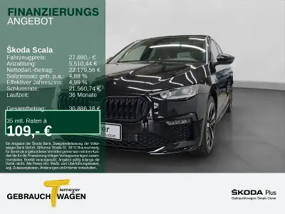 Ny Skoda Scala Monte Carlo 150 HK (110 kW) 2026 Grå Hatchback