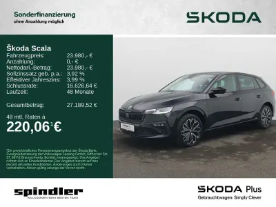 Gebraucht Skoda Scala Tour 150 PS (110 kW) 2025 Schwarz Kleinwagen
