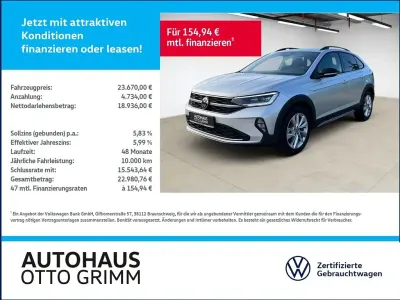 Gebraucht VW Taigo Goal 116 PS (85 kW) 2025 Silber SUV