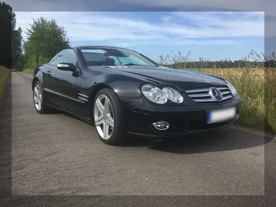 Gebraucht Mercedes SL350 Sport 272 PS (200 kW) 2007 Schwarz Cabrio