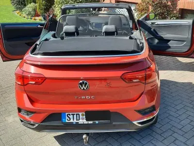 Gebraucht VW T-Roc Cabriolet Active 110 PS (80 kW) 2021 Rot Cabrio