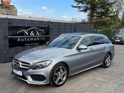 Usata Mercedes C200 AMG 184 CV (135 kW) 2014 Argento Berlina