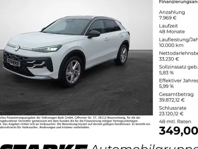 Ny VW T-Roc Cabriolet Style 116 HK (85 kW) 2026 Hvid SUV