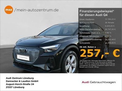 Mythosschwarz metallic Gebraucht 2022 Audi Q4 Sportback e-tron Advanced SUV | 33.390 € (Etwas zu teuer)