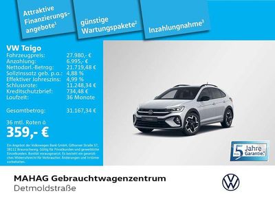 Gebraucht VW Taigo R-line 150 PS (110 kW) 2025 Reflexsilber metallic/schwarz SUV