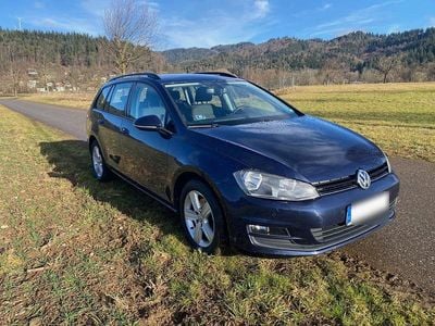 Gebraucht VW Golf VII Comfortline 110 PS (80 kW) 2014 Blau Kombi