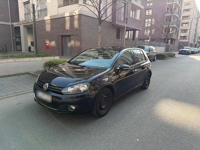Gebraucht VW Golf VI Highline 110 PS (80 kW) 2009 Schwarz Kleinwagen
