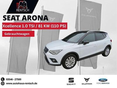 Gebraucht Seat Arona XCELLENCE 110 PS (80 kW) 2021 Nevada weiß metallic (metallic) SUV