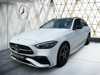Gebraucht Mercedes C220 AMG 197 PS (144 kW) 2025 Weiß Kombi