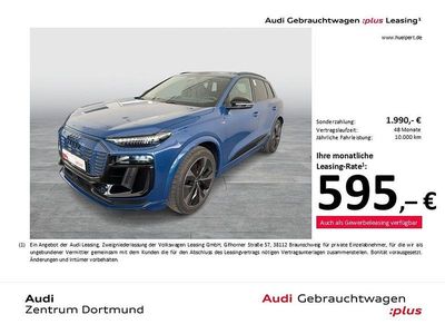 Gebraucht Audi Q6 e-tron S-Line 284 kW (387 PS) 2025 Ascariblau metallic SUV