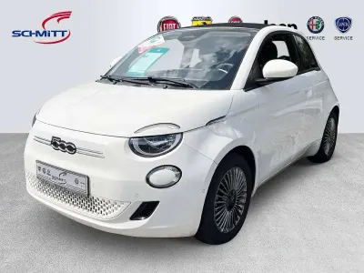 Gebraucht Fiat 500e 86 kW (118 PS) 2024 Arktis weiß Cabrio