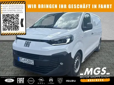 Neu Fiat e-Scudo 100 kW (136 PS) 2026 Gelato weiß Van / Kleinbus