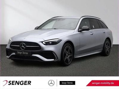 Lack hightechsilber Gebraucht 2024 Mercedes C300e AMG Kombi | 43.630 € (Fairer Preis)