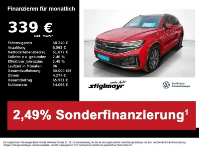 Brugt VW Touareg R-line 286 HK (210 kW) 2025 Rød SUV