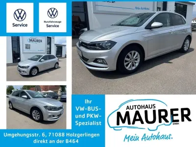 Gebraucht VW Polo Highline 95 PS (69 kW) 2019 Silber Kleinwagen