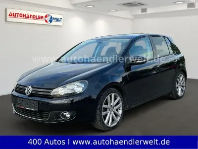 Gebraucht VW Golf VI Highline 122 PS (89 kW) 2009 Schwarz Kleinwagen