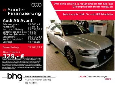 Gebraucht Audi A6 Business 204 PS (150 kW) 2023 Silber Kombi