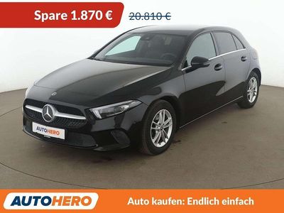 Gebraucht Mercedes A180 116 PS (85 kW) 2019 Schwarz Limousine