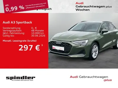 Gebraucht Audi A3 Sport 204 PS (150 kW) 2025 Distriktgrün metallic Limousine