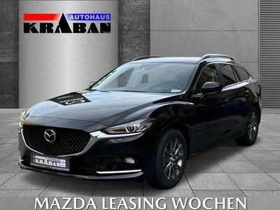 gebraucht Mazda 6 Kombi 165PS AT Center-Line Navi ACC 360°Kamera