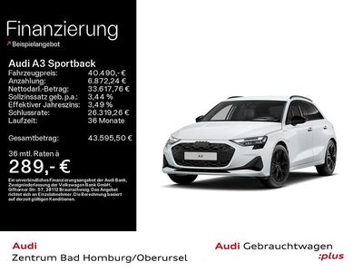 Usata Audi A3 Advanced 204 CV (150 kW) 2025 Bianco Berlina