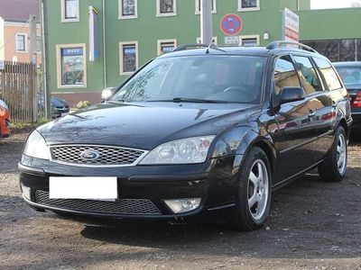 Gebraucht Ford Mondeo Ghia 131 PS (96 kW) 2005 Pantherschwarz metallic Kombi