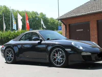 Gebraucht Porsche 997 385 PS (283 kW) 2009 Basaltschwarzmetallic Cabrio