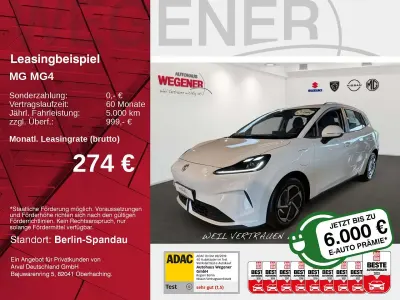 Neu MG MG4 EV Comfort 117 kW (160 PS) 2026 Arctic white Kleinwagen