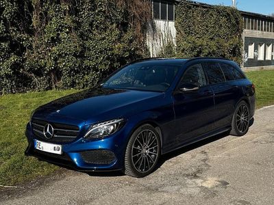 Gebraucht Mercedes C220 AMG line 170 PS (125 kW) 2016 Blau Limousine