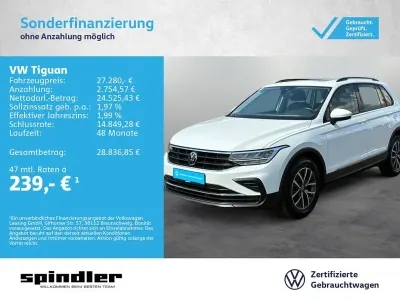 Gebraucht VW Tiguan Life 150 PS (110 kW) 2023 Pure white SUV