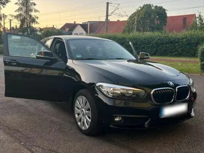 Gebraucht BMW 116 Sport Line 116 PS (85 kW) 2017 Schwarz Kleinwagen