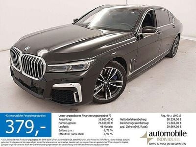 Second-hand BMW 750L M Sport 530 CP (389 kW) 2022 Negru Berlinǎ