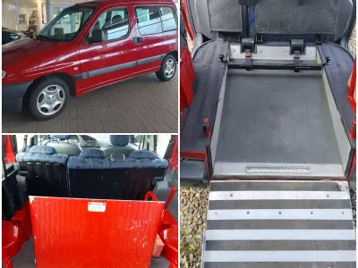 Gebraucht Peugeot Partner 75 PS (55 kW) 2001 Rot Van / Kleinbus