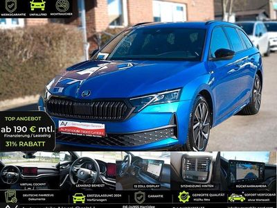 Gebraucht Skoda Octavia SportLine 150 PS (110 kW) 2024 Race blue metallic Kombi