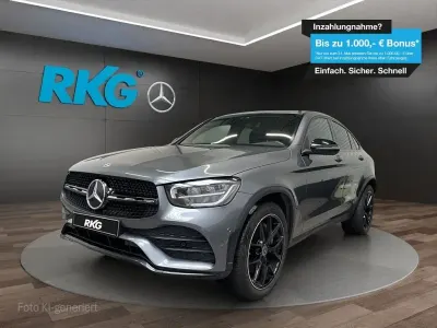 Używany Mercedes GLC300 AMG 245 KM (180 kW) 2023 Szary Coupe