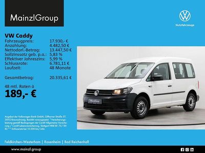 Gebraucht VW Caddy Basis 102 PS (75 kW) 2020 Weiß Van / Kleinbus