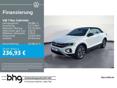 Second-hand VW T-Roc Cabriolet Style 116 CP (85 kW) 2026 Alb Cabrio