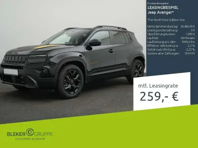 Ny Jeep Avenger North 110 HK (80 kW) 2026 Sort SUV