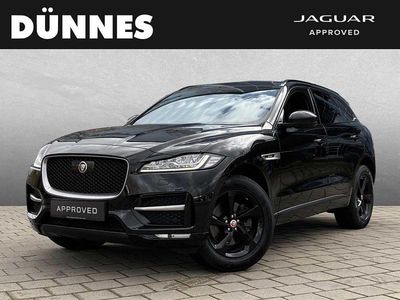 Schwarz (santorini black) Gebraucht 2019 Jaguar F-Pace R-Sport SUV | 41.390 €