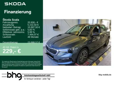 Gebraucht Skoda Scala Clever 150 PS (110 kW) 2021 Grau Kleinwagen