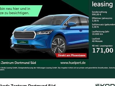 Second-hand Skoda Enyaq iV Loft 108 kW (148 CP) 2023 Albastru SUV