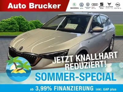 Gebraucht Skoda Scala Clever 110 PS (80 kW) 2021 Brillantsilber metallic Kleinwagen