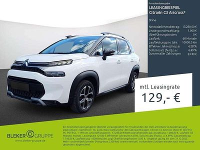 Gebraucht Citroën C3 Aircross Shine 110 PS (80 kW) 2023 Weiß SUV