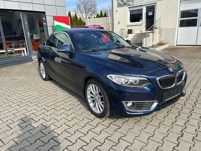 Usata BMW 218 Luxury Line 136 CV (100 kW) 2017 Blu Coupé