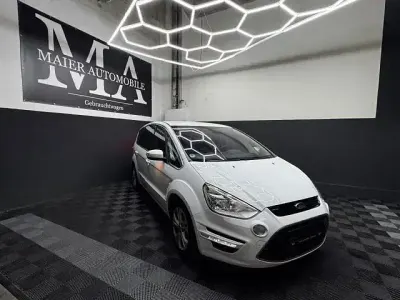 Gebraucht Ford S-MAX Titanium 116 PS (85 kW) 2014 Weiß Van / Kleinbus