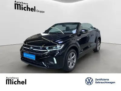 Gebraucht VW T-Roc Cabriolet R-line 150 PS (110 kW) 2024 Schwarz Cabrio
