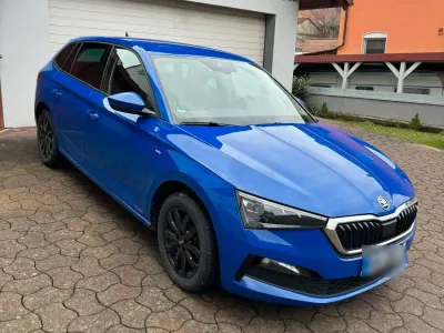 Gebraucht Skoda Scala Drive 115 PS (84 kW) 2020 Blau Kleinwagen