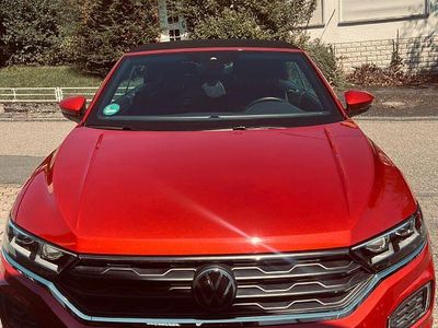 Gebraucht VW T-Roc Cabriolet Active 150 PS (110 kW) 2021 Rot Cabrio