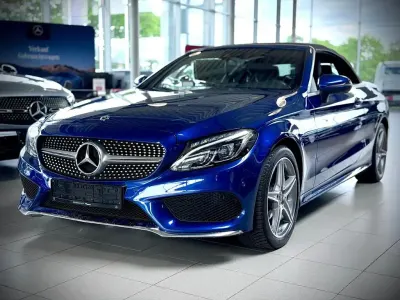 Gebraucht Mercedes C200 AMG 184 PS (135 kW) 2018 Blau Cabrio